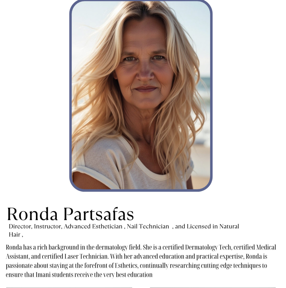 Community Highlights: Meet Ronda Partsafas of Imani institute of Cosmetology